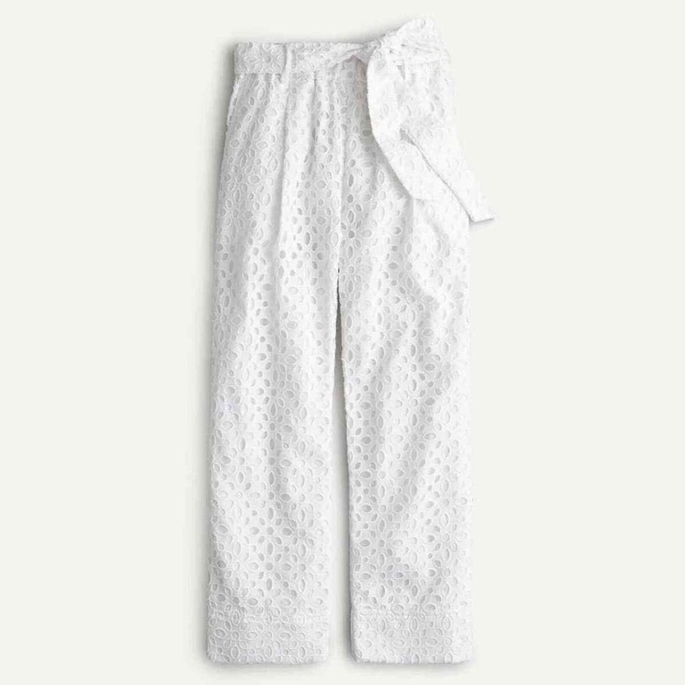 Jcrew Eyelet Pants